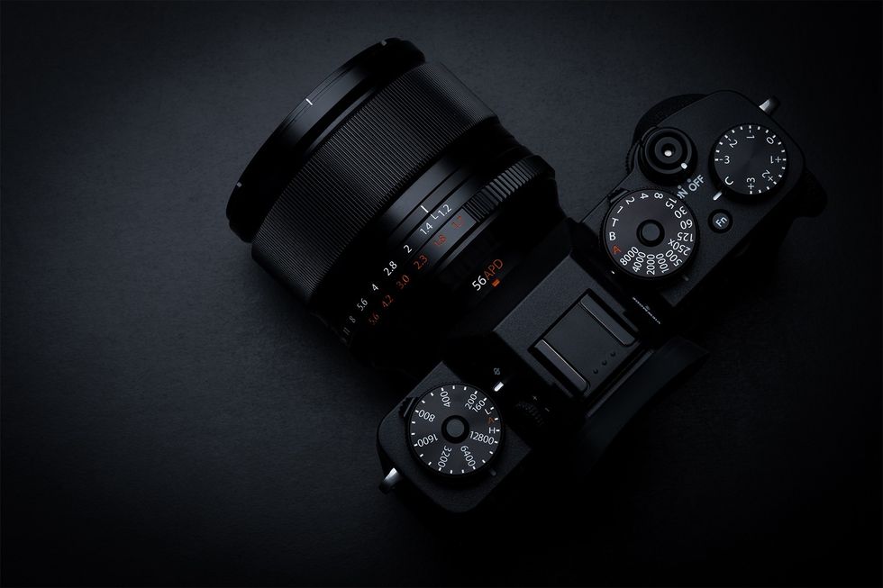 picture of a Fujifilm x-series camera