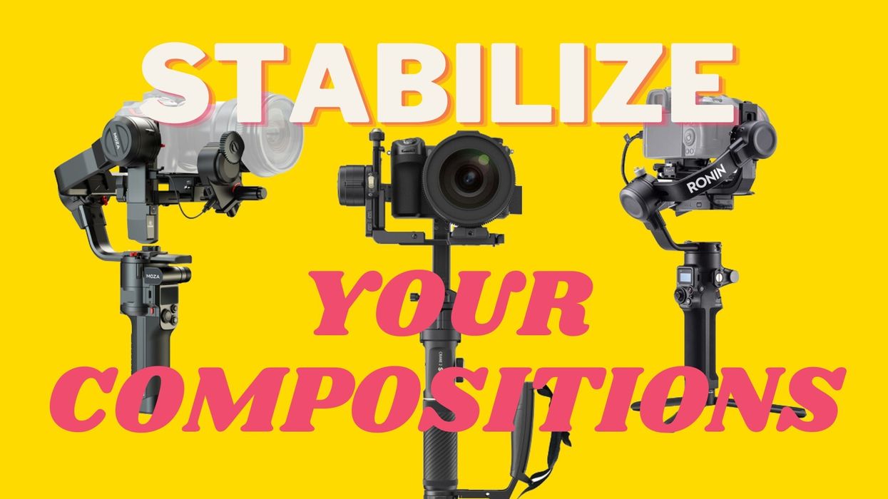 picture of three different gimbal stabilizers