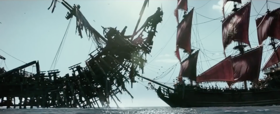 Pirates of the Caribbean Dead Men Tell No Tales DP Paul Cameron Salazar's Ship vs. Barbossa's Ship