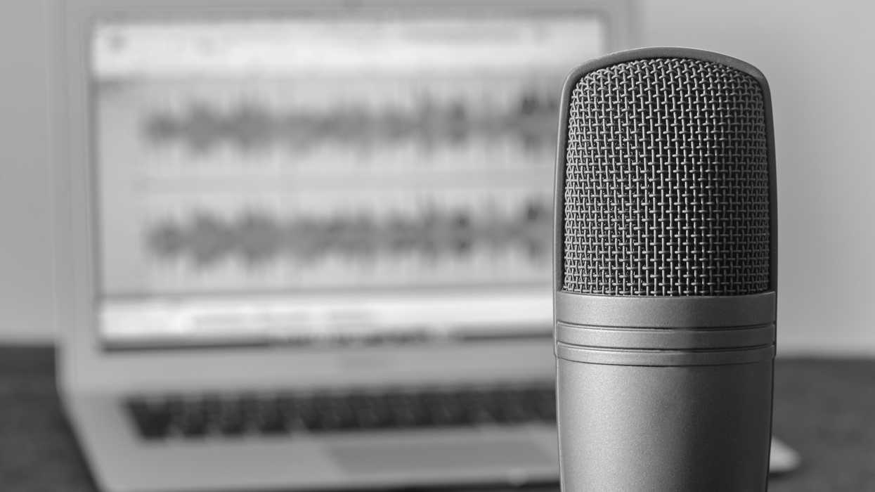 Podcast recording