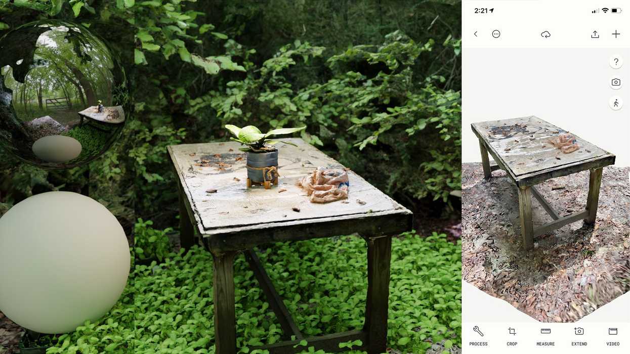 Polycam allows any iPhone to take a really nice photoscan of a 3D object