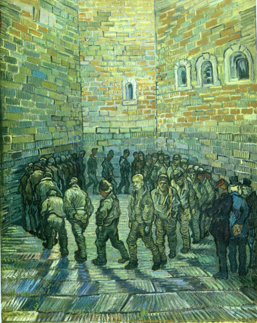 Prisoner's Round by Vincent Van Gogh (1890)