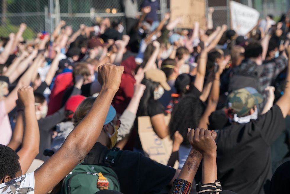 Protesters in Minneapolis