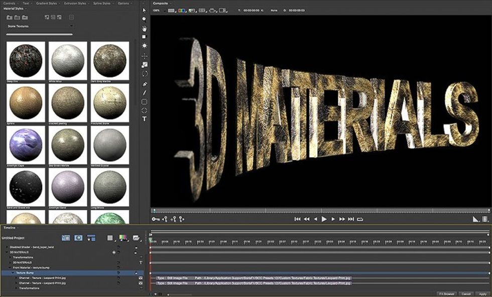 RayTracing Brings Dynamic Animated Textures to HitFilm's Titler