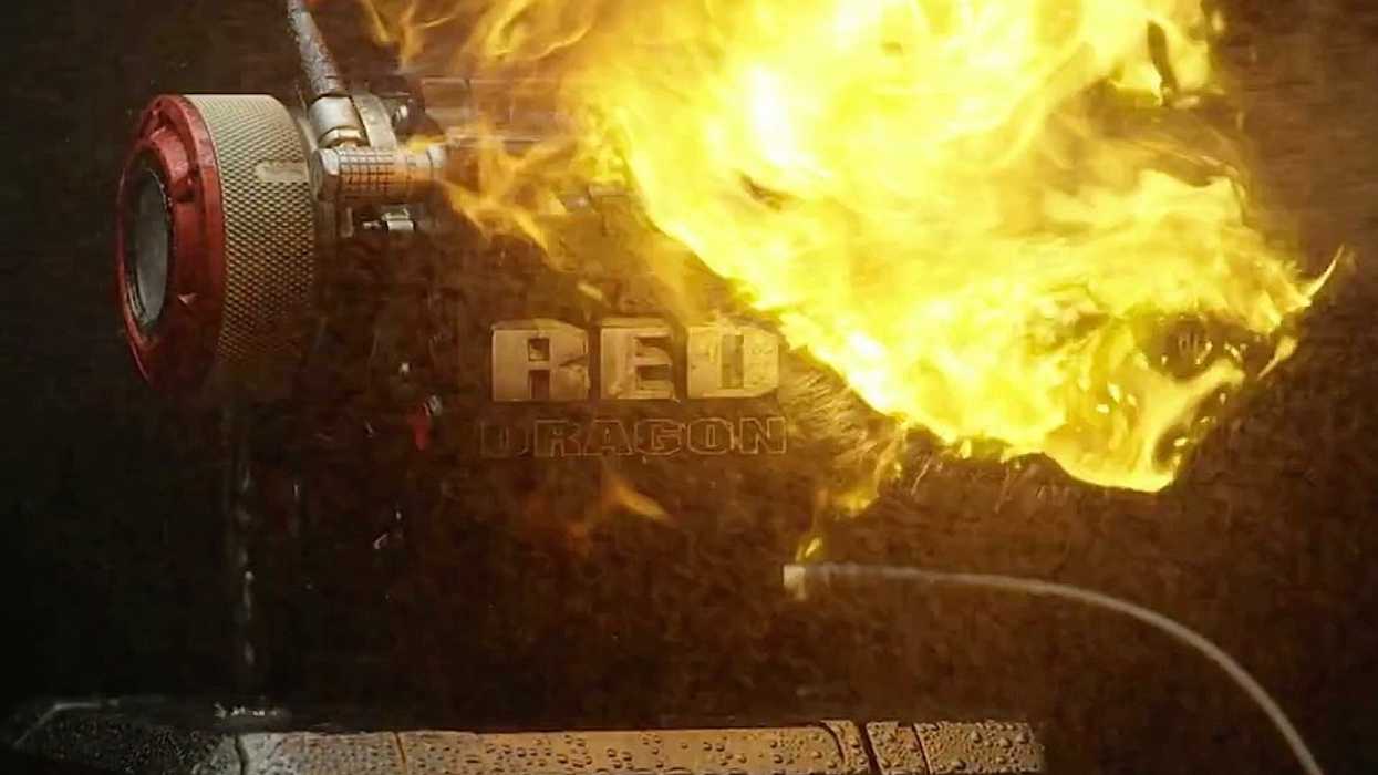 RED EPIC DRAGON on Fire GDU 24mm Lens