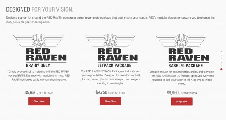 RED RAVEN Camera is $6K for 4K RAW to 120fps & 2K ProRes to 60fps