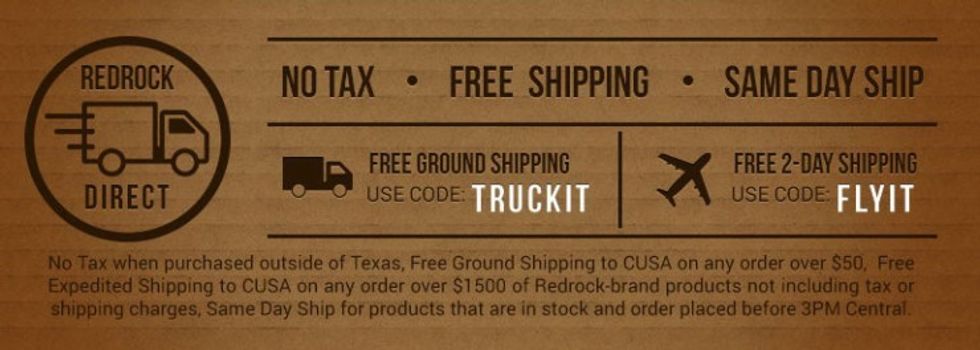 Redrock Free Shipping