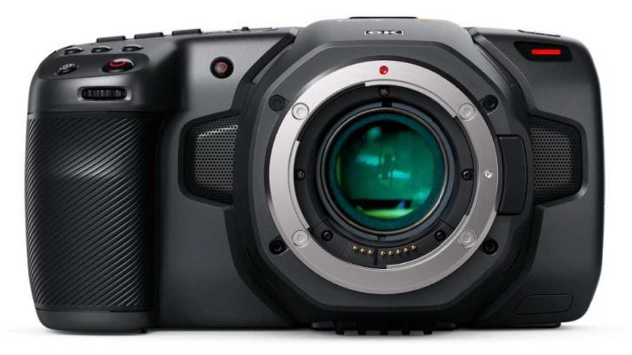 Rendering of BMPCC6K with LucAdapters MagicBooster Pocket 6K adpater