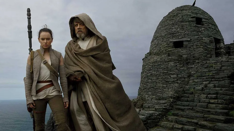 Rey and Luke in \u2018The Last Jedi\u2019