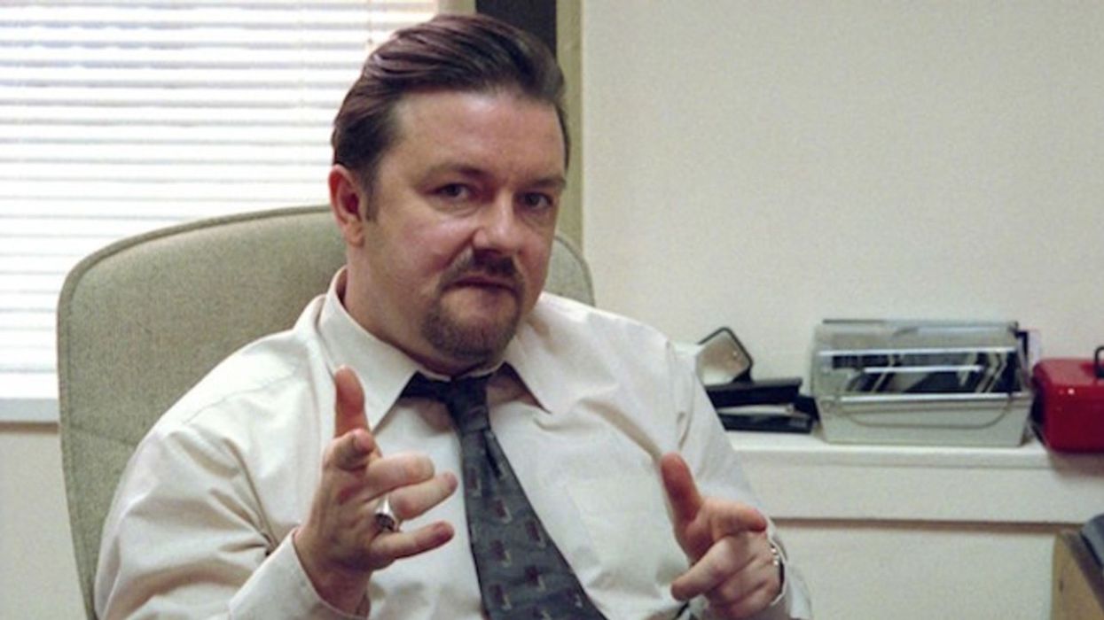 Ricky Gervais in 'The Office' (UK)