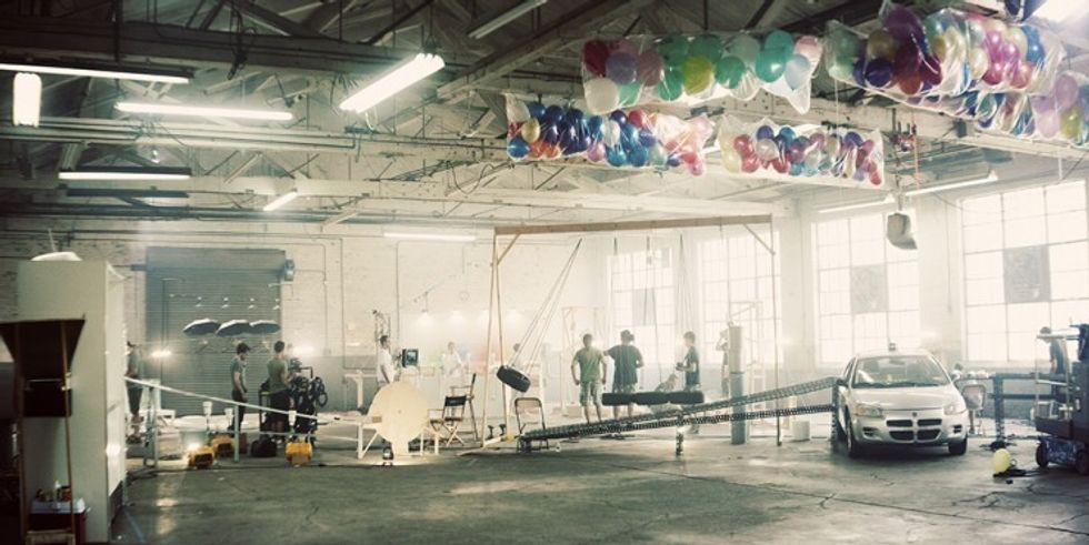 Rube Goldberg Movi M10 Set BTS Photo