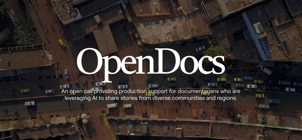Runway Studios' OpenDocs on a background of traffic