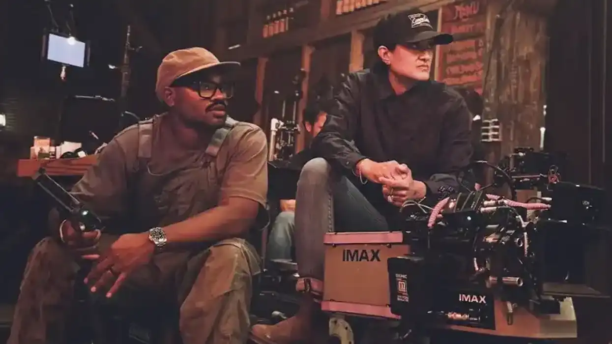 Ryan-Coogler and Autumn Durald Arkapaw behind the scenes of 'Sinners'