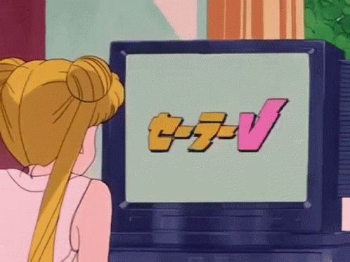 Sailor-moon-watching-tv