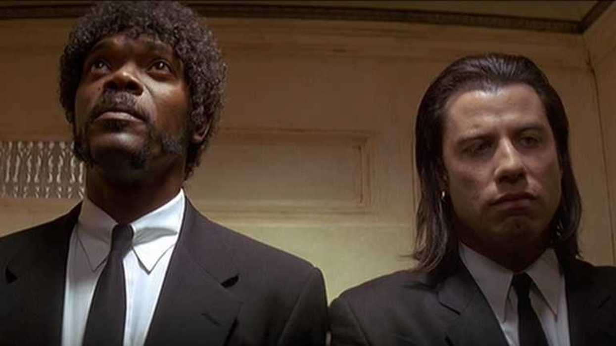 Samuel L. Jackson and John Travolta in a still from ‘Pulp Fiction’ (1994)
