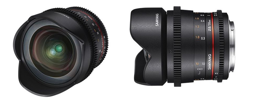Samyang 16mm T2.6 VDSLR ED AS UMC