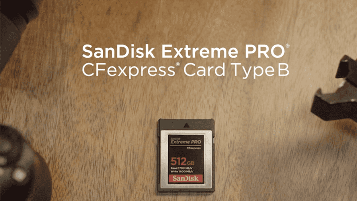 SanDisk's Type B Extreme Pro CFE is available in Europe.
