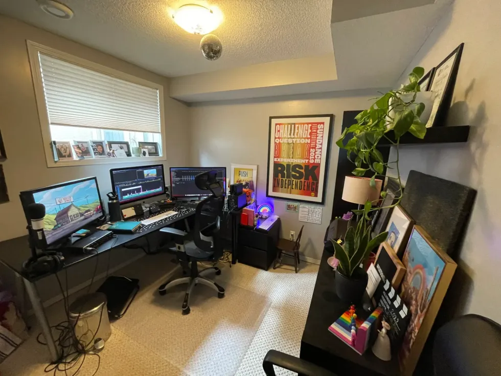 Sarah Taylor's workspace