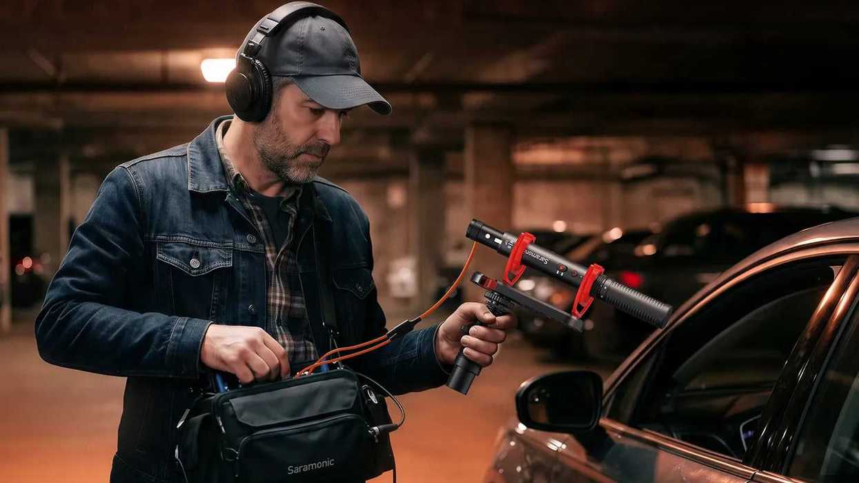 Saramonic SG MS1 Stereo Condenser Shotgun Microphone