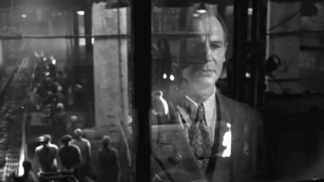 Schindler's List Reflection Reaction Shot