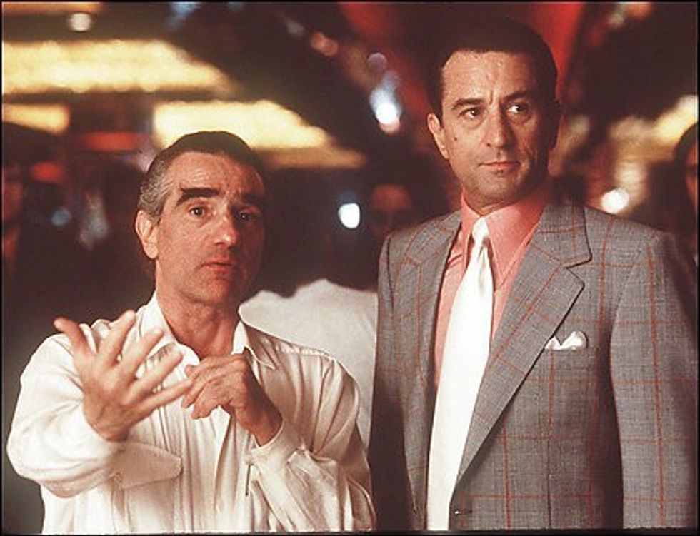 Scorsese and De Niro. Collaboration at work.