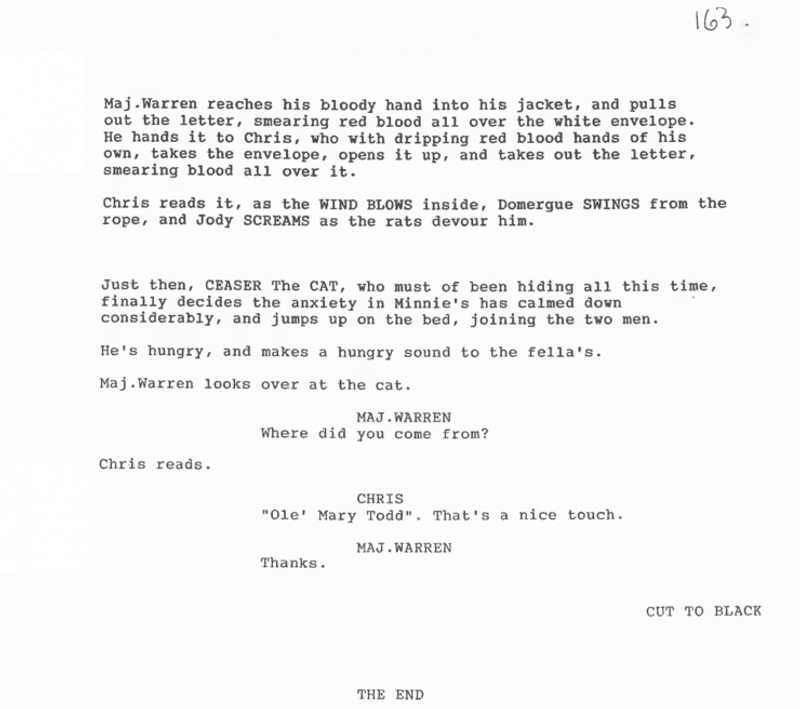 Di Bologna Hateful Eight Script