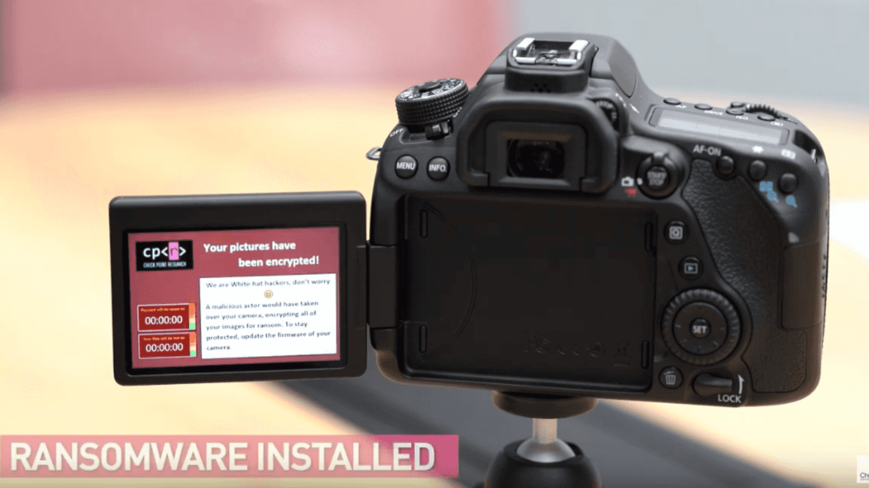 Security Researchers have managed to install Ransomware on Canon Cameras via PTP protocols