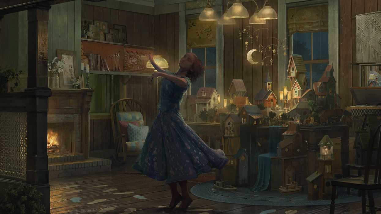 Set design drawing from No One Will Save You