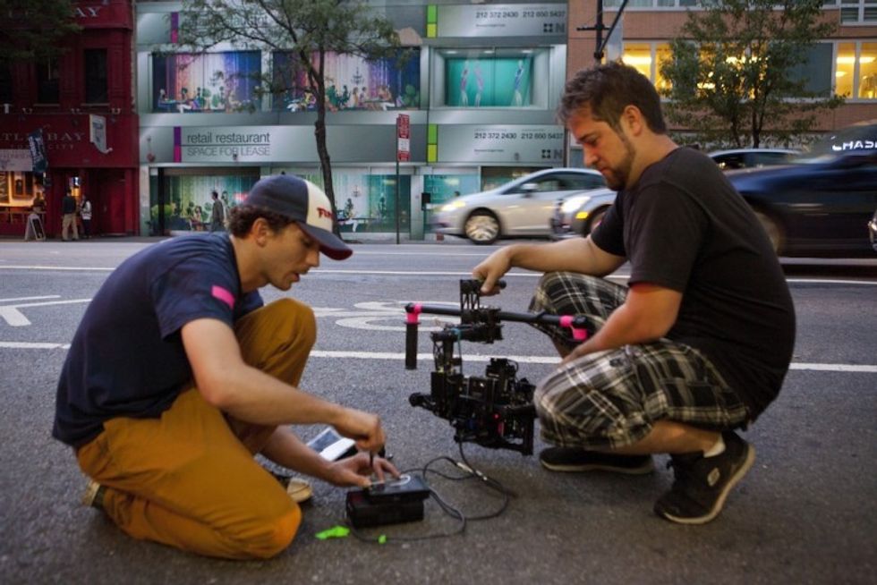 Setting-up-the-movi-on-the-street-for-chet-faker-video