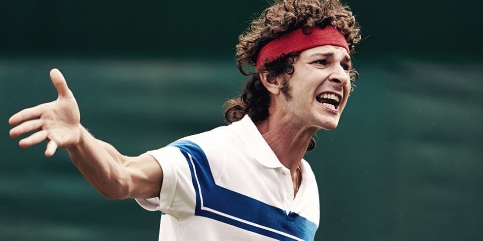 Shia LaBeouf as John McEnroe in 'Borg/McEnroe'
