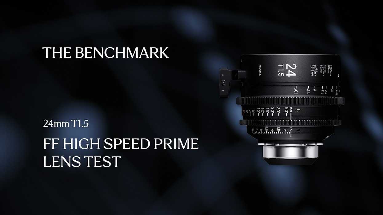 Sigma 24mm T1.5 FF High-Speed Prime Cine Lens