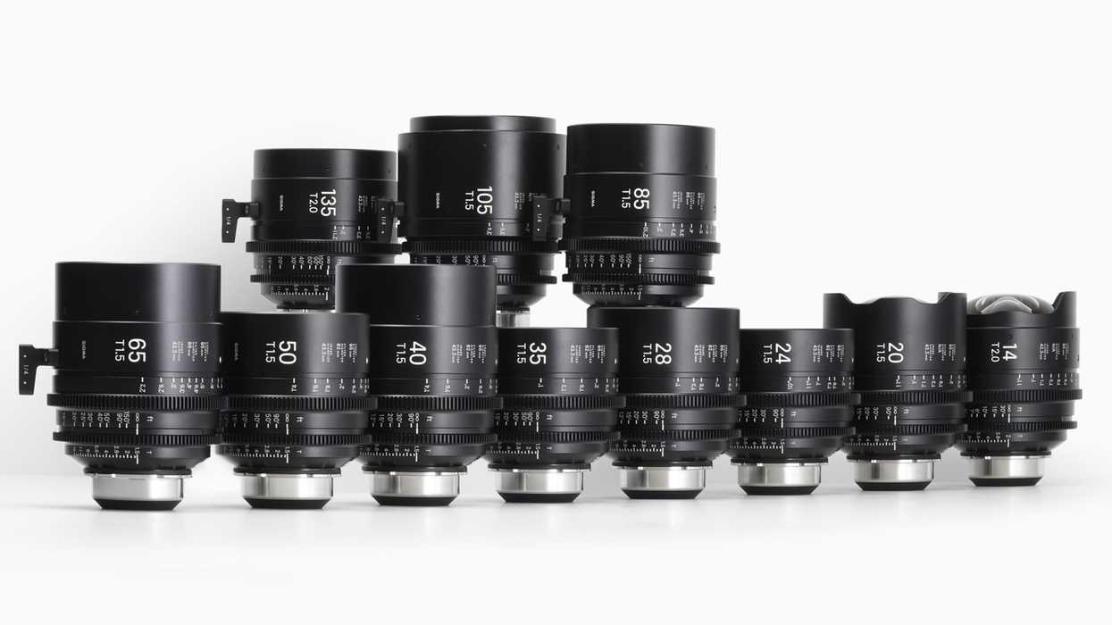 Sigma Cine Full-Frame High Speed Prime Lenses