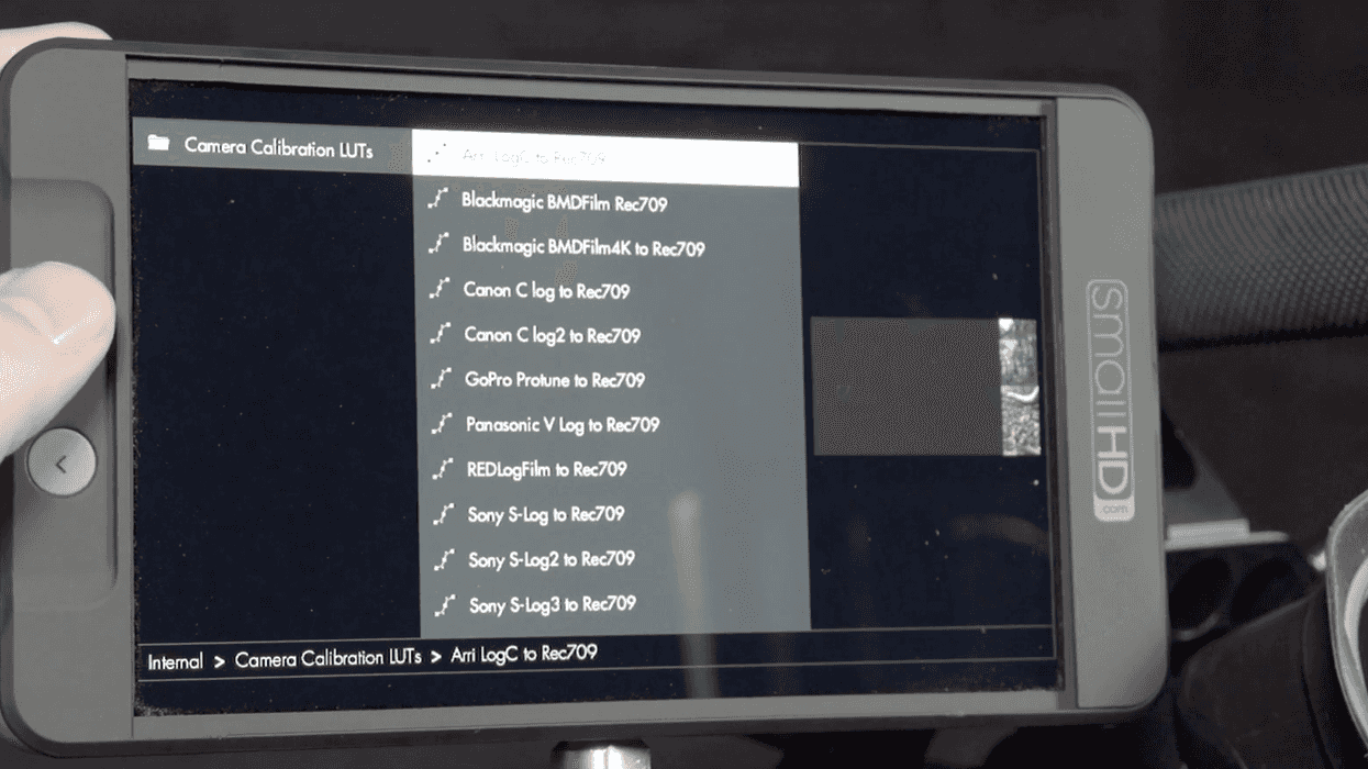 SmallHD Firmware 2.2 De-Log