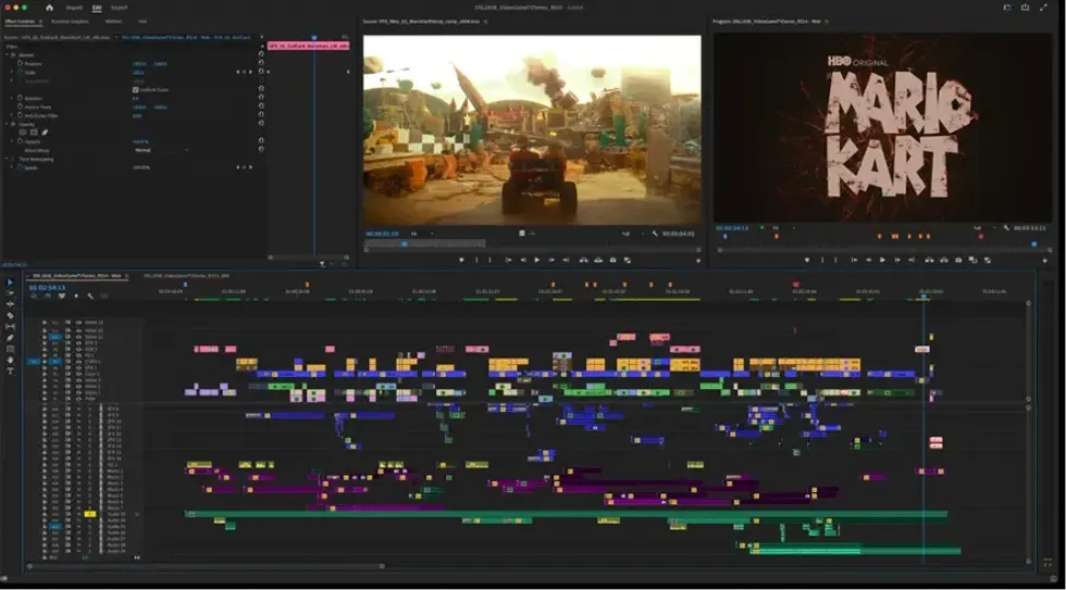SNL Mario Kart Premiere Pro