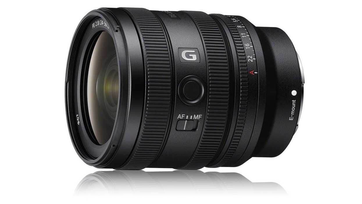 Sony 24-50mm zoom lens