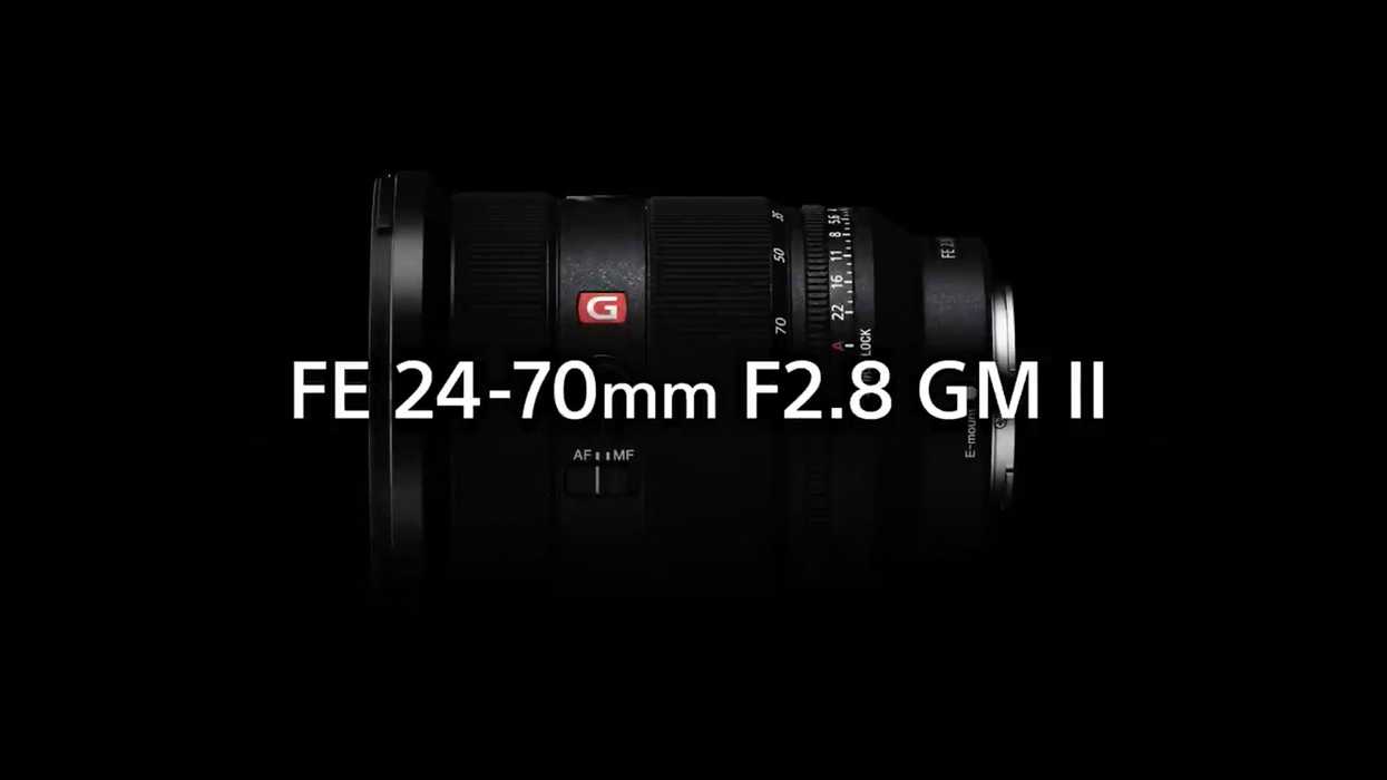 Sony 24-70mm f2.8 GM II