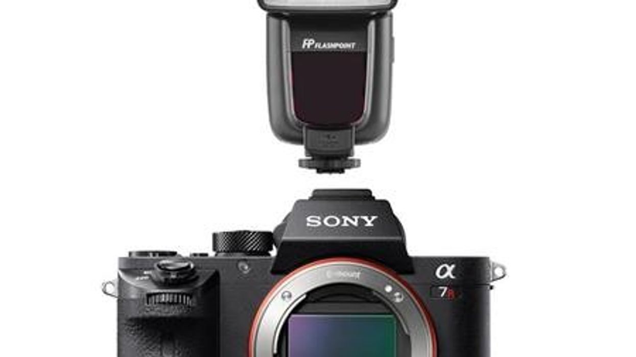Sony a7R II Alpha Full Frame Mirrorless Camera With Flashpoint R2 TTL Flash