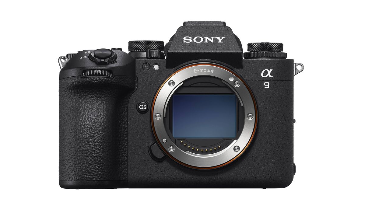 Sony a9 III on a white background