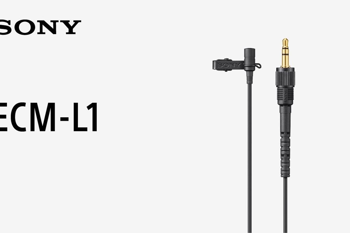 Get Pro Quality with Plug-in Power with Sony’s New ECM-L1 Lav Microphone