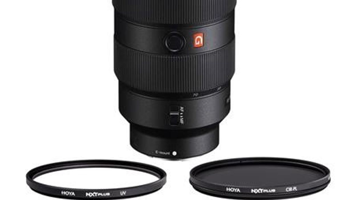 Sony FE 24-70mm f/2.8 GM (G Master) E-Mount Lens With Hoya 82 UV / CPL Filters