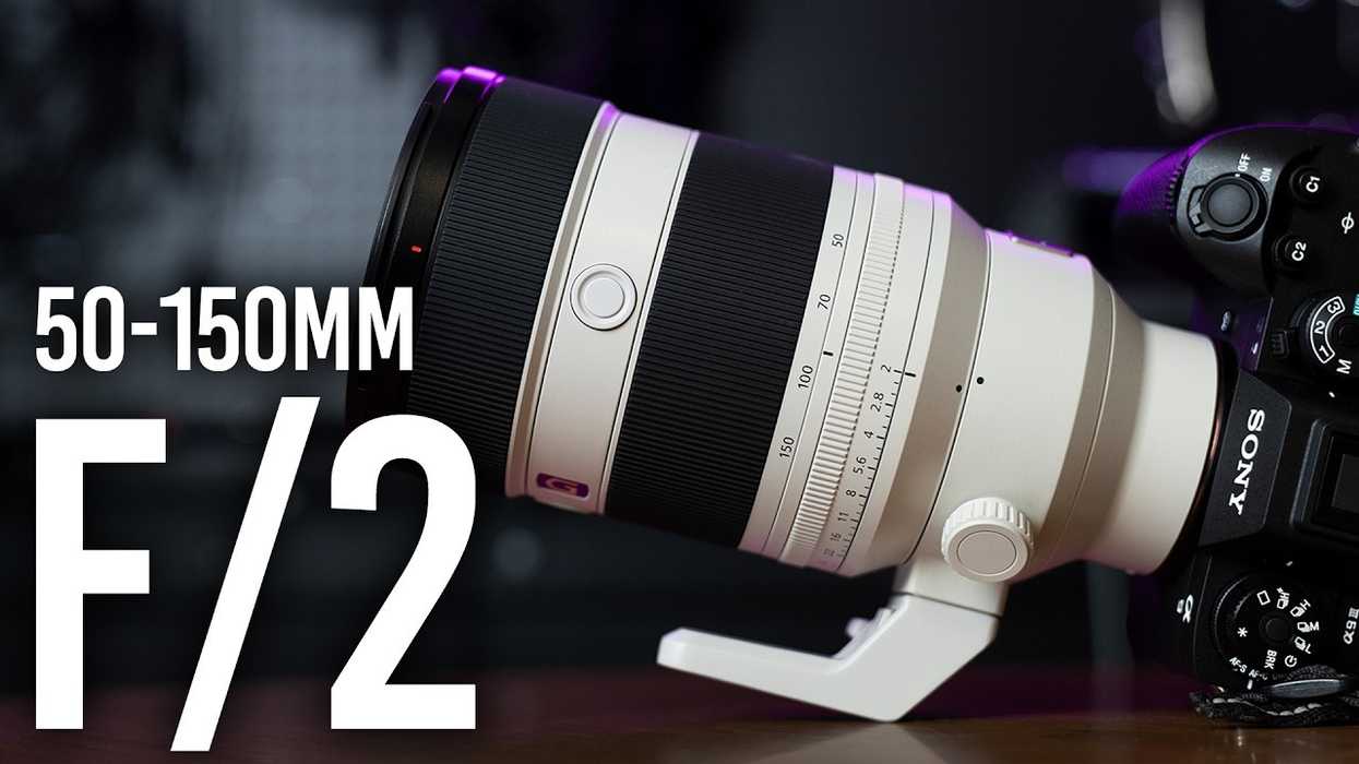 Sony FE 50-150mm f/2 GM lens