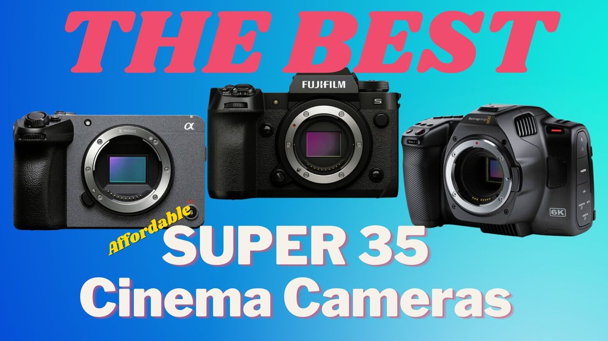 Sony, Fujifilm, and Blackmagic Design cameras