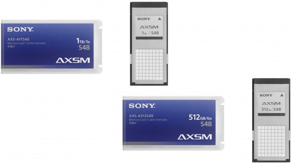 Sony New AXS Black 1TB 512GB Media
