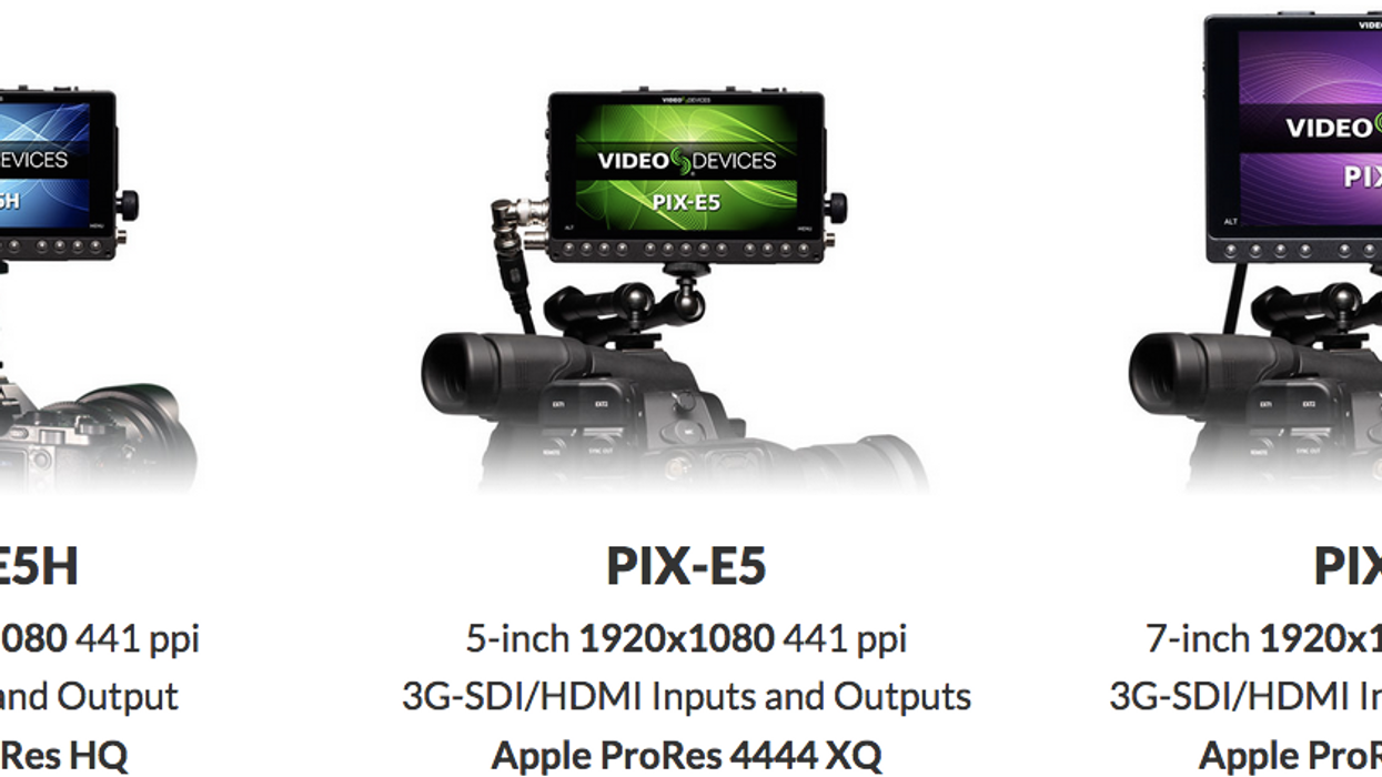 Sound Devices PIX-E Series 1080p Monitor 4K Recorder