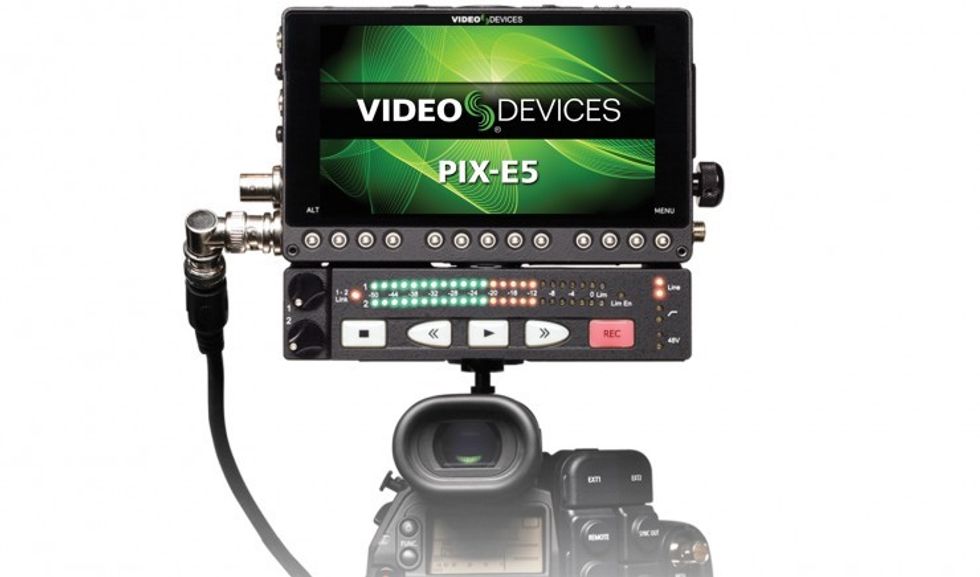 Sound Devices Video Devices PIX-E5andLRonCamera(REC)