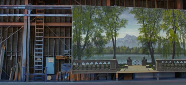 How Hand-Painted Backdrops Helped Create Movie Magic