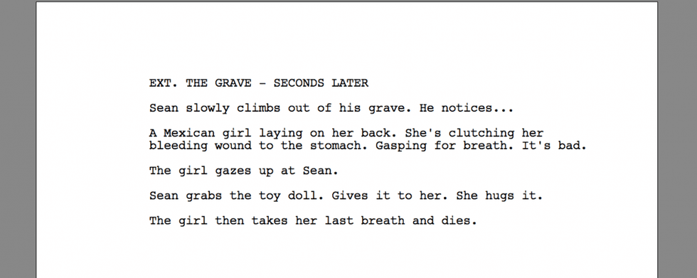 Spec Script before