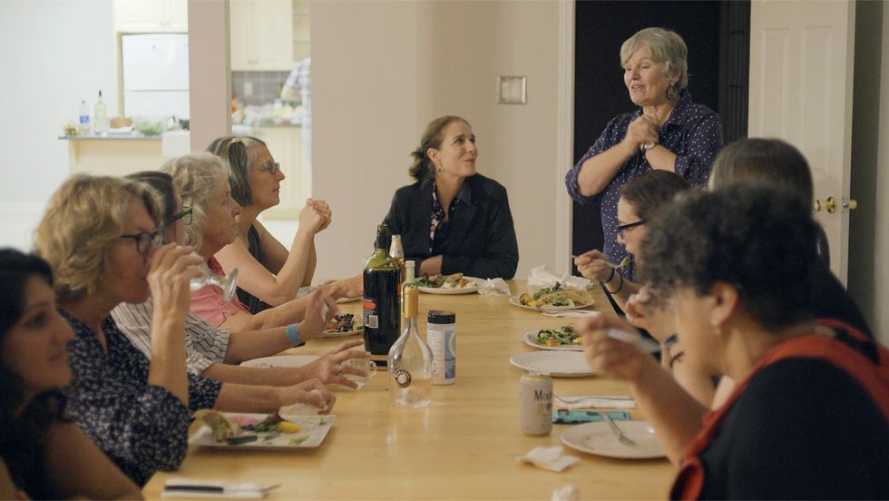 Still image from the documentary Plan C