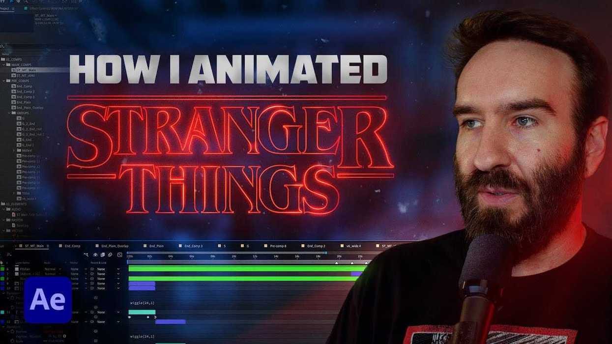 Stranger Things Title Sequence