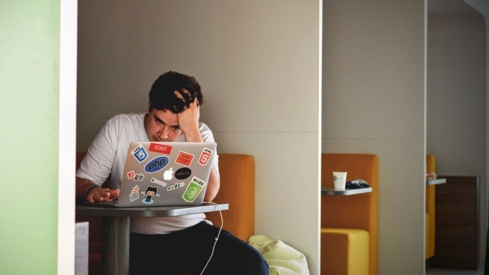 stressed editor